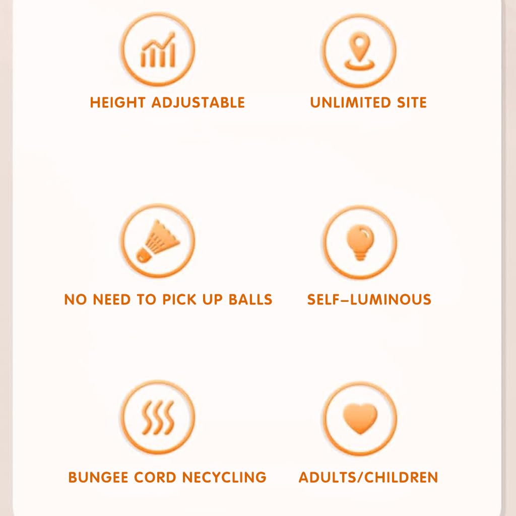 Proberos Badminton Rebound Trainer Set, Adjustable Indoor Training Device, Kid outdoor leisure toy, Badminton learning device for Kid, Family Parent-Child Interactive Sports Toys Proberos Badminton Rebound Trainer Set, Adjustable Indoor Training Device, Kid outdoor leisure toy, Badminton learning device for Kid, Family Parent-Child Interactive Sports Toys